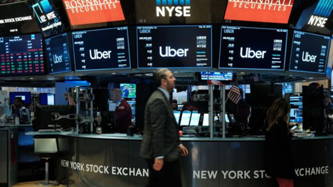 Uber posts $1bn loss weeks after stock market listing